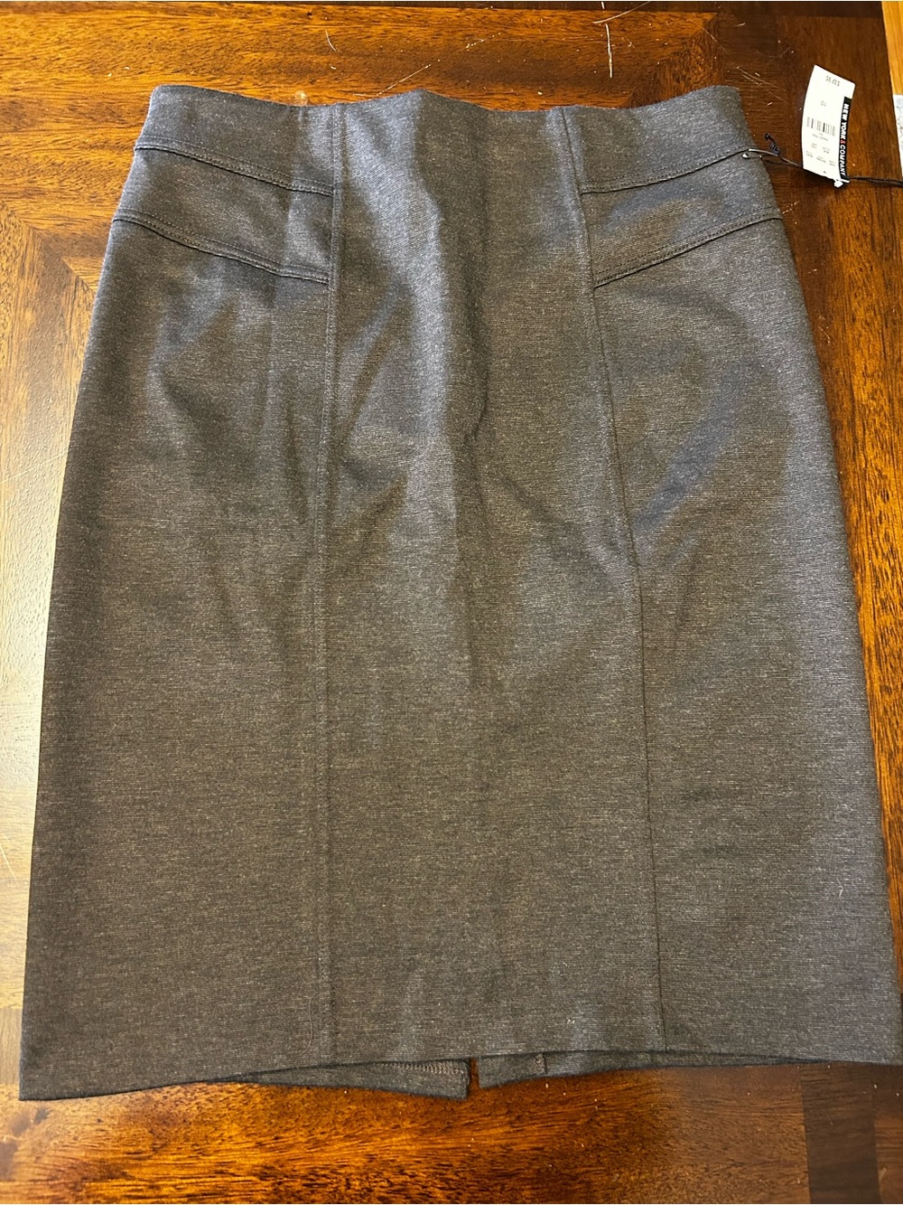 New York & Company Charcoal Gray Pencil Skirt